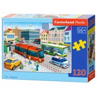 Puzzle - Castorland Puzzle 120 City Square CASTOR - - miniaturka - grafika 1