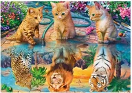 Zabawki kreatywne - Diamond Painting Haft Diamentowy DUŻY 60x40cm - miniaturka - grafika 1
