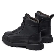 Botki męskie - Trapery Tommy Jeans Tjm Warm Lining Boot EM0EM01274 Czarny - miniaturka - grafika 1