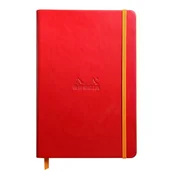 Notesy i bloczki - Notatnik Rhodia A5, twarda oprawa, linie, czerwony - miniaturka - grafika 1