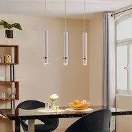 Lampy sufitowe - Lampa wisząca Rondo biała/złota, 3-punktowa długa - miniaturka - grafika 1