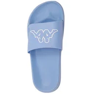 Klapki i japonki damskie - Klapki Kappa Krus 242794 6110 niebieskie - miniaturka - grafika 1