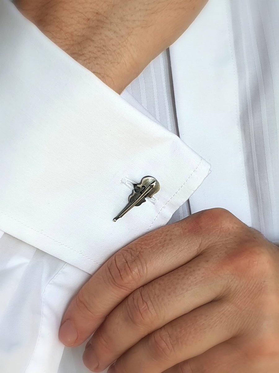 Spinki do mankietów - Skrzypce