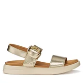 Sandały damskie - Sandały Geox D Xand 2S D65PAA 000CF C2012 Złoty - miniaturka - grafika 1
