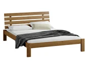 Dom i wnętrze OUTLET - Outlet - Łóżko sosnowe Klara 135x200 kolor DĄB - miniaturka - grafika 1