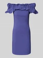 Sukienki - Sukienka koktajlowa z dekoltem carmen model ‘CARRIE’ - miniaturka - grafika 1