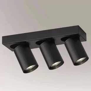 Shilo Regulowana LAMPA spot TARUMI 7974 sufitowa OPRAWA industrialne tuby metalowe czarne 7974 - Lampy sufitowe - miniaturka - grafika 1