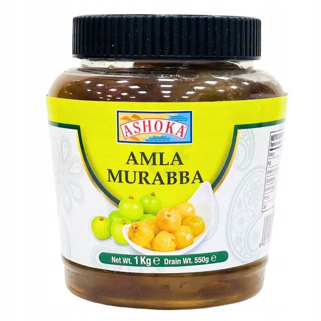 Agrest indyjski w syropie Amla Murabba Ashoka 1kg
