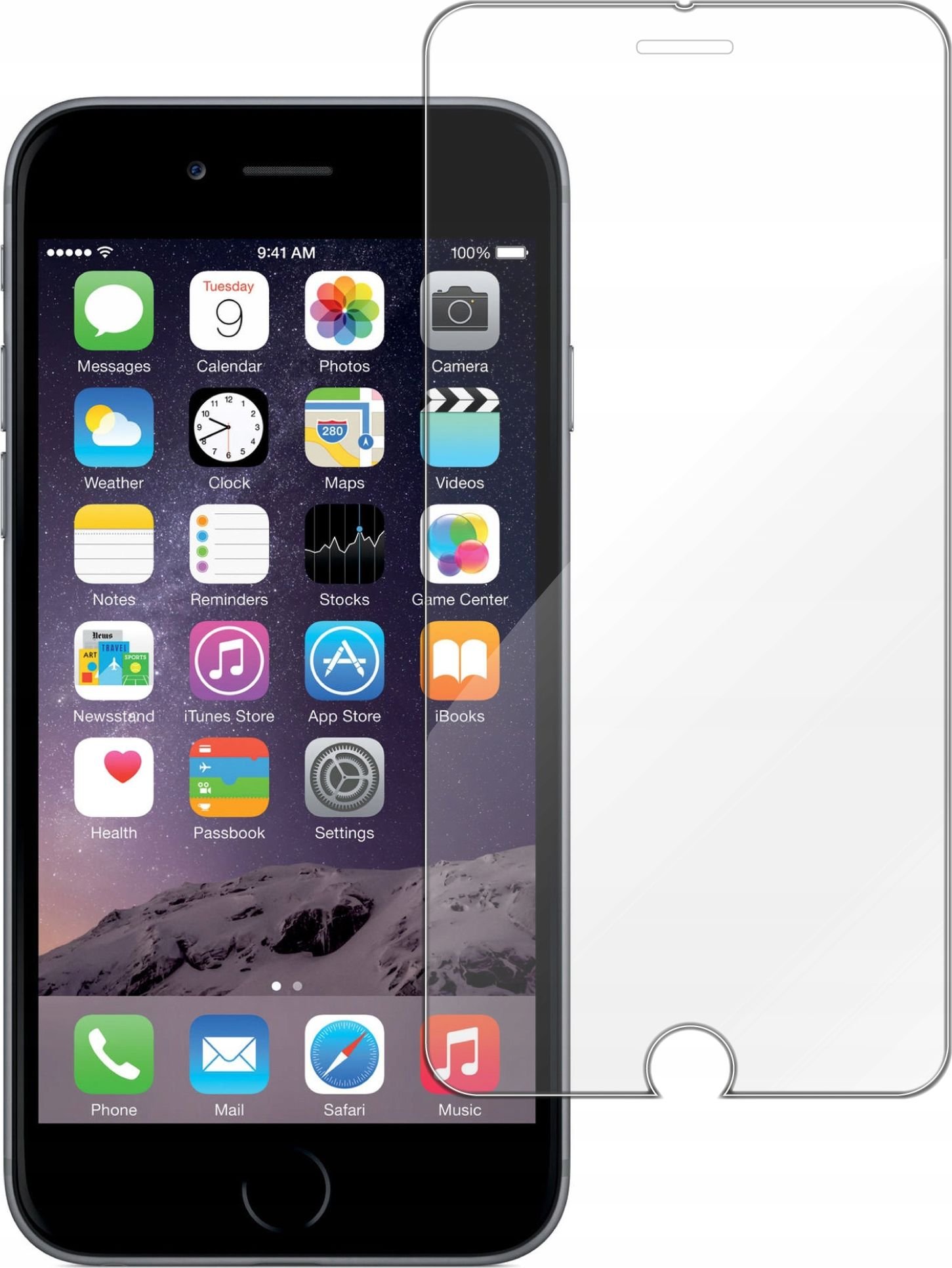 etumi Szkło Hartowane Do Iphone 6 Plus / 6S PlusSzybka Szkiełko Ochronne Na Ekran Twarde Płaskie Przód / Ochrona Matrycy Telefonu Glas0150