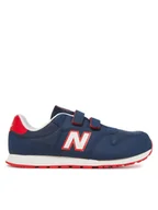 Buty dla chłopców - New Balance Sneakersy GV500NV1 Niebieski - miniaturka - grafika 1