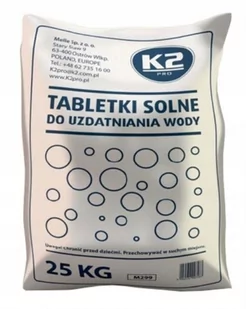 K2 SÓL TABLETKOWANA 25KG DO UZDATNIANIA WODY M299 - Kosmetyki samochodowe - miniaturka - grafika 1