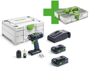 FESTOOL 18V Wkrętarka T18+3 HPC 4,0 I-Plus - Wiertarko-wkrętarki akumulatorowe - miniaturka - grafika 1