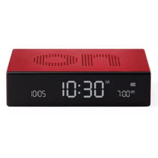 Budzik LEXON Flip Premium LR152R Czerwony - Dekoracje domu - miniaturka - grafika 1