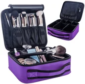 Kosmetyczki, organizery i kuferki - Kosmetyczka kuferek organizer na kosmetyki makijaż - miniaturka - grafika 1