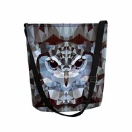 Torebki damskie - Sunlovers, Torba/listonoszka filcowa Funky, Sowa Brygida, 32x25x10 cm - miniaturka - grafika 1