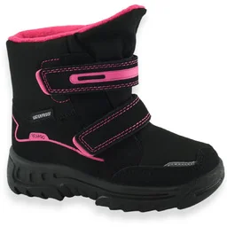 Buty zimowe dziewczęce śniegowce Befado 615X/Y003 High Czarne - Buty dla dziewczynek - miniaturka - grafika 1