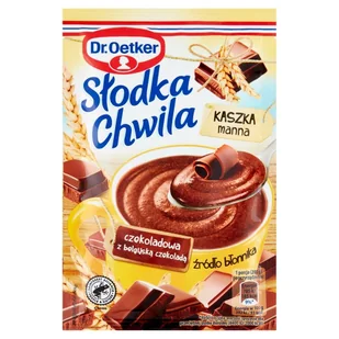 Dr. Oetker Słodka Chwila Kaszka Manna Czekoladowa Z Belgijską Czekoladą 50 G - Zdrowa żywność - miniaturka - grafika 1