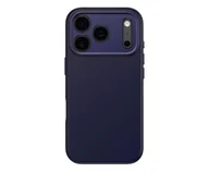 Etui i futerały do telefonów - Decoded AntiMicrobial Silicone Backcover, iPhone 17 Pro , True Navy - miniaturka - grafika 1