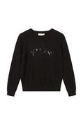Swetry dla dziewczynek - Michael Kors sweter dziecięcy kolor czarny lekki - miniaturka - grafika 1