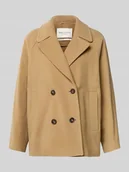 Płaszcze męskie - Kurtka wełniana o kroju regular fit z dwurzędową listwą guzikową - miniaturka - grafika 1