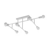 Lampy sufitowe - Eglo 98033 - Żyrandol natynkowy BELSIANA 8xE27/40W/230V biały - miniaturka - grafika 1