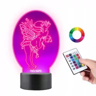 Lampy pozostałe - Lampka na Biurko Statuetka Led Dziecko Wróżka Baśń - miniaturka - grafika 1