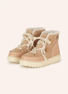 Sorel Botki Sznurowane Ona Ave Alpine beige - SOREL - Botki damskie - miniaturka - grafika 1