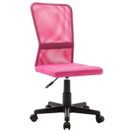 Fotele i krzesła biurowe - vidaXL Krzesło biurowe różowe 44x52x100 cm z siatką 289513 - miniaturka - grafika 1
