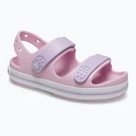 Buty dla dziewczynek - Sandały dziecięce Crocs Crocband Cruiser Kids ballerina/lavender - miniaturka - grafika 1