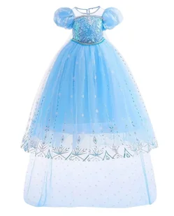 Strój Sukienka Elsa Elza Kraina Lodu Kostium Przebranie Na Bal 140 / 146 Cm - Stroje karnawałowe Strój Sukienka Elsa Elza Kraina Lodu Kostium Przebranie Na Bal 140 / 146 Cm - Stroje karnawałowe - miniaturka - grafika 1