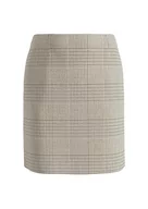 Spódnice - s.Oliver damska spódnica z wzorem w kratkę, czarna, 34, czarny, 34 - miniaturka - grafika 1