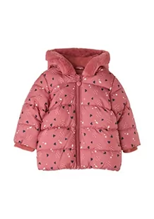 s.Oliver Płaszcz dla chłopców z długim rękawem, Dark Red Aop, 62 - Kurtki i płaszcze dla dziewczynek - miniaturka - grafika 1