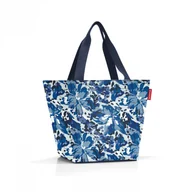 Torby i wózki na zakupy - Torba shopper m, flora blue kod: RZS4116 - miniaturka - grafika 1