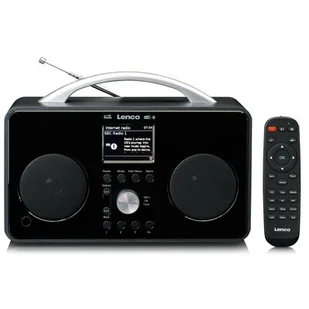 Lenco PIR-645 czarny - Radia - miniaturka - grafika 1