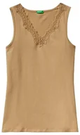Koszulki i topy damskie - United Colors of Benetton Tank top 3OP81H008 Biustonosz tank top, Beżowy 193, M Damski, Beige 193, M - miniaturka - grafika 1
