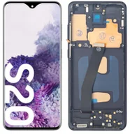 Pozostałe akcesoria do telefonów - WYŚWIETLACZ EKRAN LCD DO SAMSUNG GALAXY S20 4G INCELL RAMKA SZARA - miniaturka - grafika 1