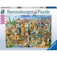 Puzzle - Ravensburger 19890 - World Landmarks - 1000 części - miniaturka - grafika 1