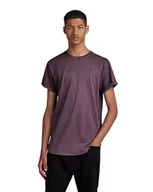 Koszulki męskie - G-STAR RAW Męski t-shirt Lash, Fioletowy (Lt Maze Gd D16396-2653-g217), XXL - miniaturka - grafika 1