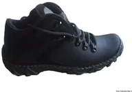 Buty trekkingowe męskie - skórzane POlSKIE trekkingi czarny brąz 40 - miniaturka - grafika 1