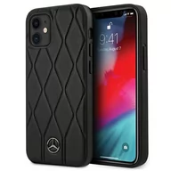 Etui i futerały do telefonów - Mercedes MEHCP12SMULBK iPhone 12 mini 5,4" czarny/black hardcase Wave Line - miniaturka - grafika 1