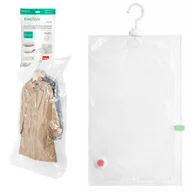 Pokrowce na ubrania - WISZĄCE worki próżniowe z WIESZAKIEM 60 x 90 NA KURTKI PŁASZCZE SZCZELNE - miniaturka - grafika 1