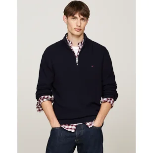 Tommy Hilfiger Sweter | Regular Fit - Swetry męskie - miniaturka - grafika 1