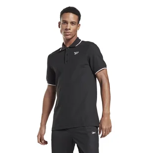 Męska Koszulka REEBOK RI POLO FP9173 – Czarny - Koszulki męskie - miniaturka - grafika 1