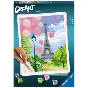 Ravensburger Malowanka CreArt Wiosna w Paryżu 28992 28992 - Zabawki kreatywne - miniaturka - grafika 2
