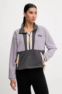 Bluzy damskie - Columbia bluza polarowa Backbowl II FZ Fleece kolor fioletowy wzorzysta 2092163 - miniaturka - grafika 1