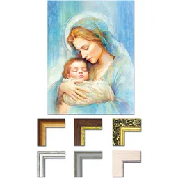 Obraz Matka Boża i Dzieciątko Jezus - Ikony i obrazy sakralne - miniaturka - grafika 1