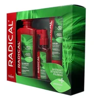 Zestawy kosmetyków męskich - Farmona Zestaw prezentowy Radical Szampon do włosów 400 ml + Serum do włosów 100 ml + Odżywka do włosów 100 ml - miniaturka - grafika 1