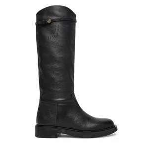 Oficerki Pollini SA26083G0NTD0000 Czarny - Kozaki damskie - miniaturka - grafika 1