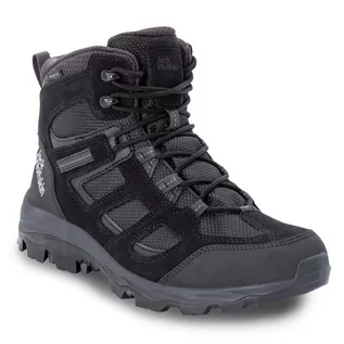 Buty trekkingowe męskie - Trekkingi Jack Wolfskin Vojo 3 Texapore Mid M 4042462 Black - grafika 1