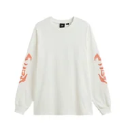 Koszulki męskie - T-shirt Męski z długim rękawem VANS Raw Instinct LS Marshmallow VN000R96FS81 XS - miniaturka - grafika 1